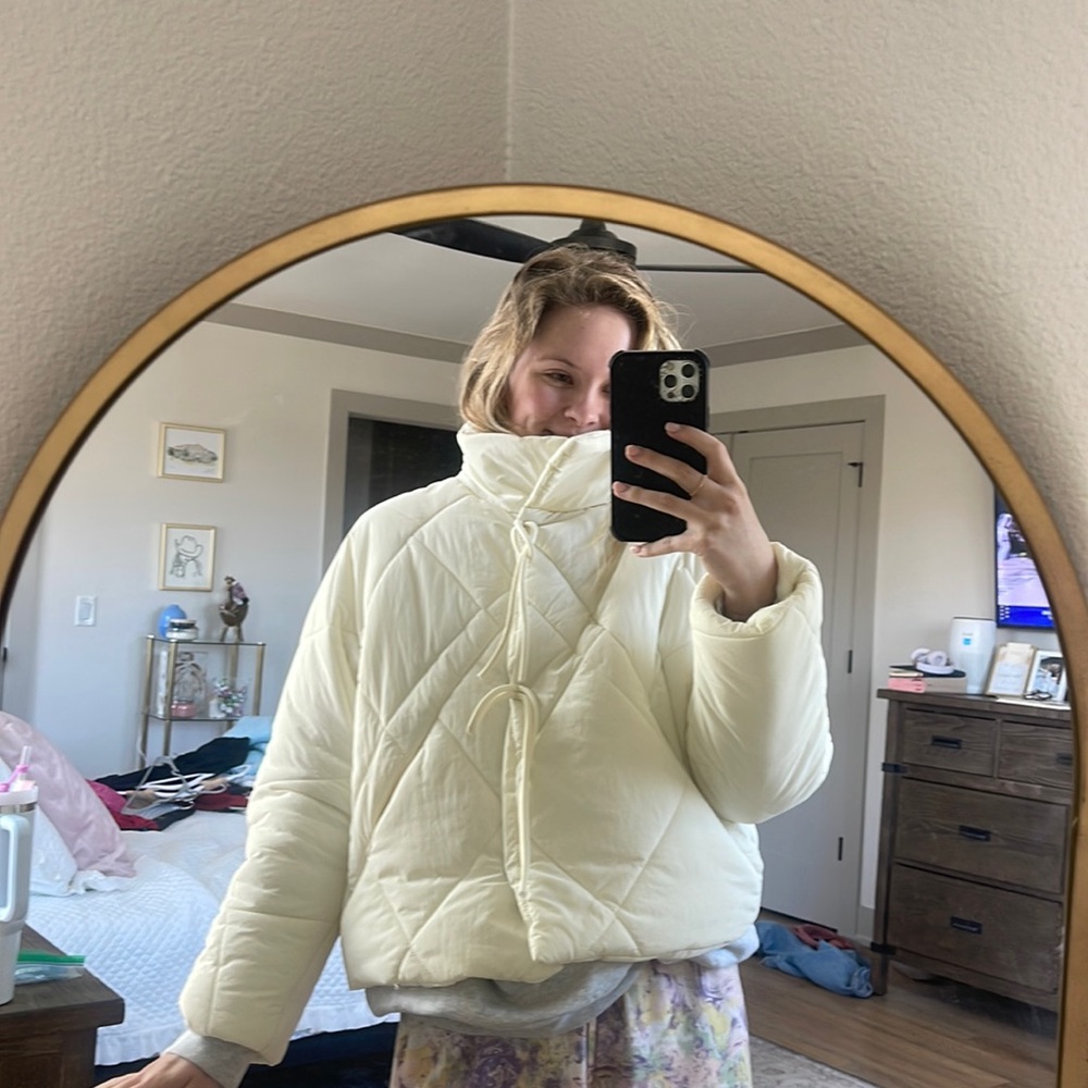 cutest white coat